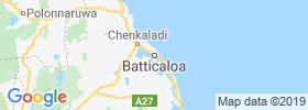 Batticaloa map